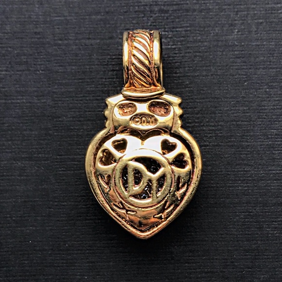 18 Karat Yellow Gold Pavé Diamond David Yurman - Picture 3 of 3